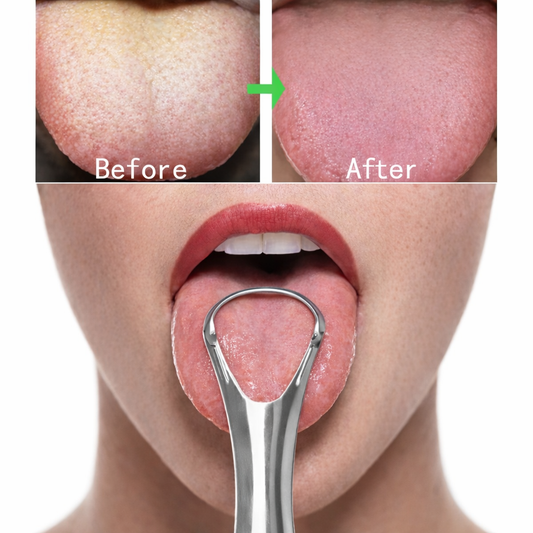 LUXSteel™ Precision Stainless Steel Tongue Scraper