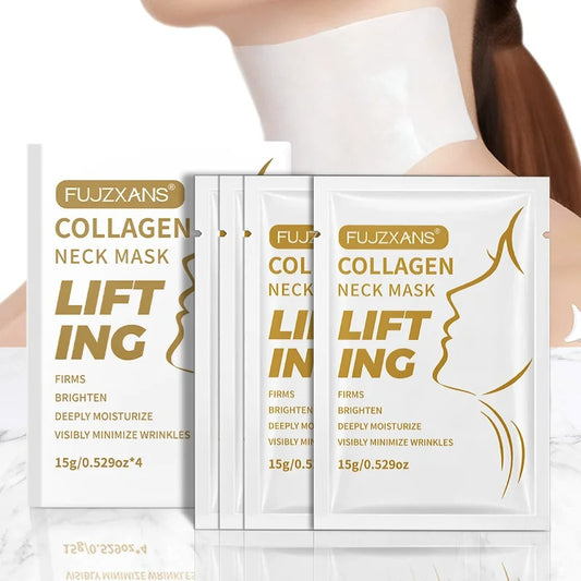 LUXFIRM Collagen Neck Firming & Lifting Mask for Lines & Wrinkles