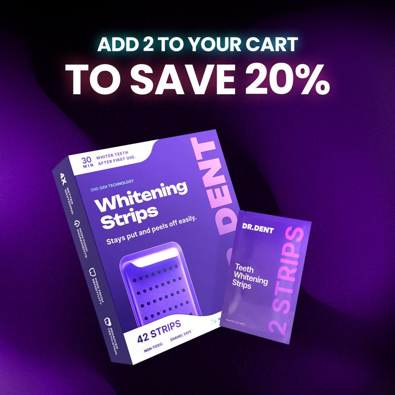 LUXWHITE™ Advanced Purple Sensitive Whitening Strips