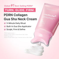 LUXFIRM Gua Sha - Neck & Face Lifter | PDRN Volufiline 5% Collagen Clinical Wrinkle Cream