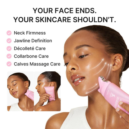 LUXFIRM Gua Sha - Neck & Face Lifter | PDRN Volufiline 5% Collagen Clinical Wrinkle Cream