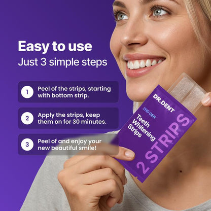 LUXWHITE™ Advanced Purple Sensitive Whitening Strips