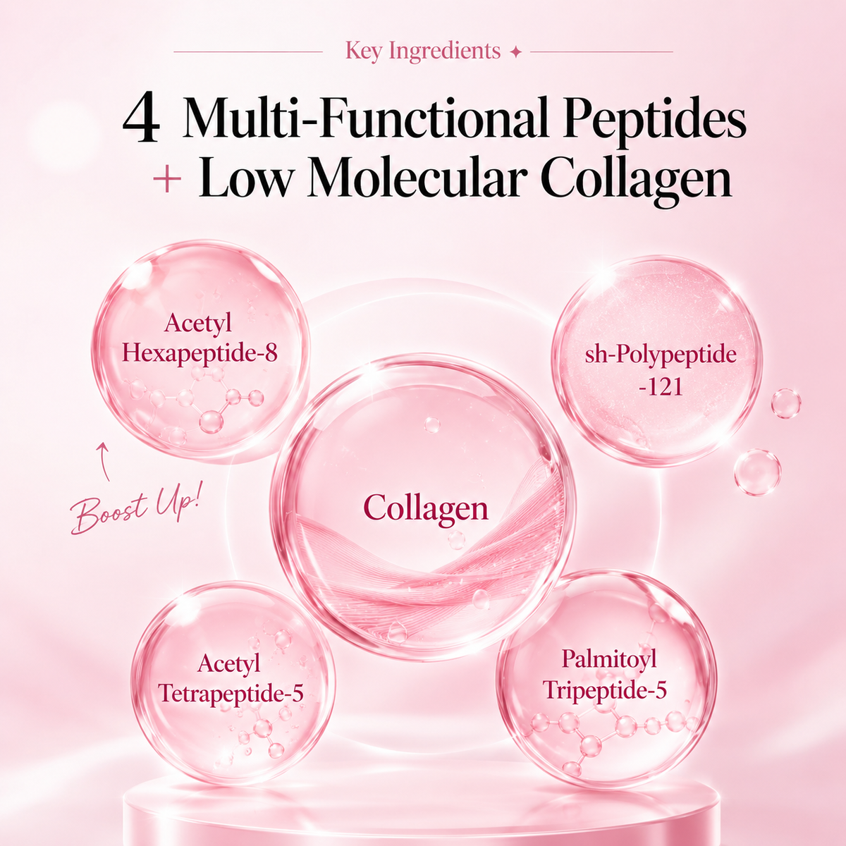 LUXSKIN Pink Collagen Under-Eye Revival Patches 60pcs