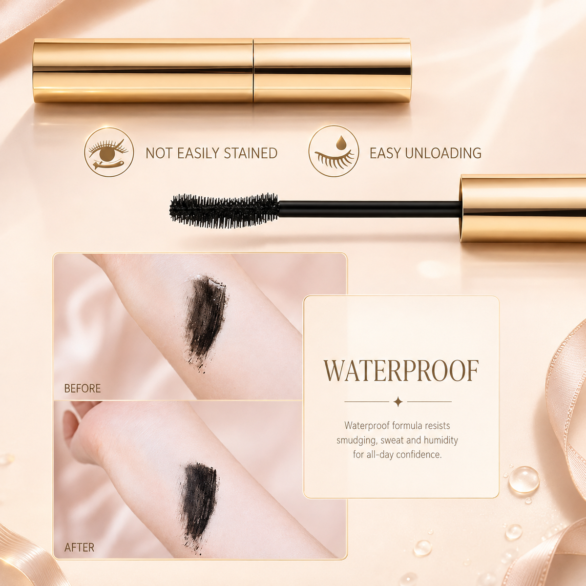 LUXLASH Extension Volume Non-Smudge Waterproof 3D Mascara High Quality