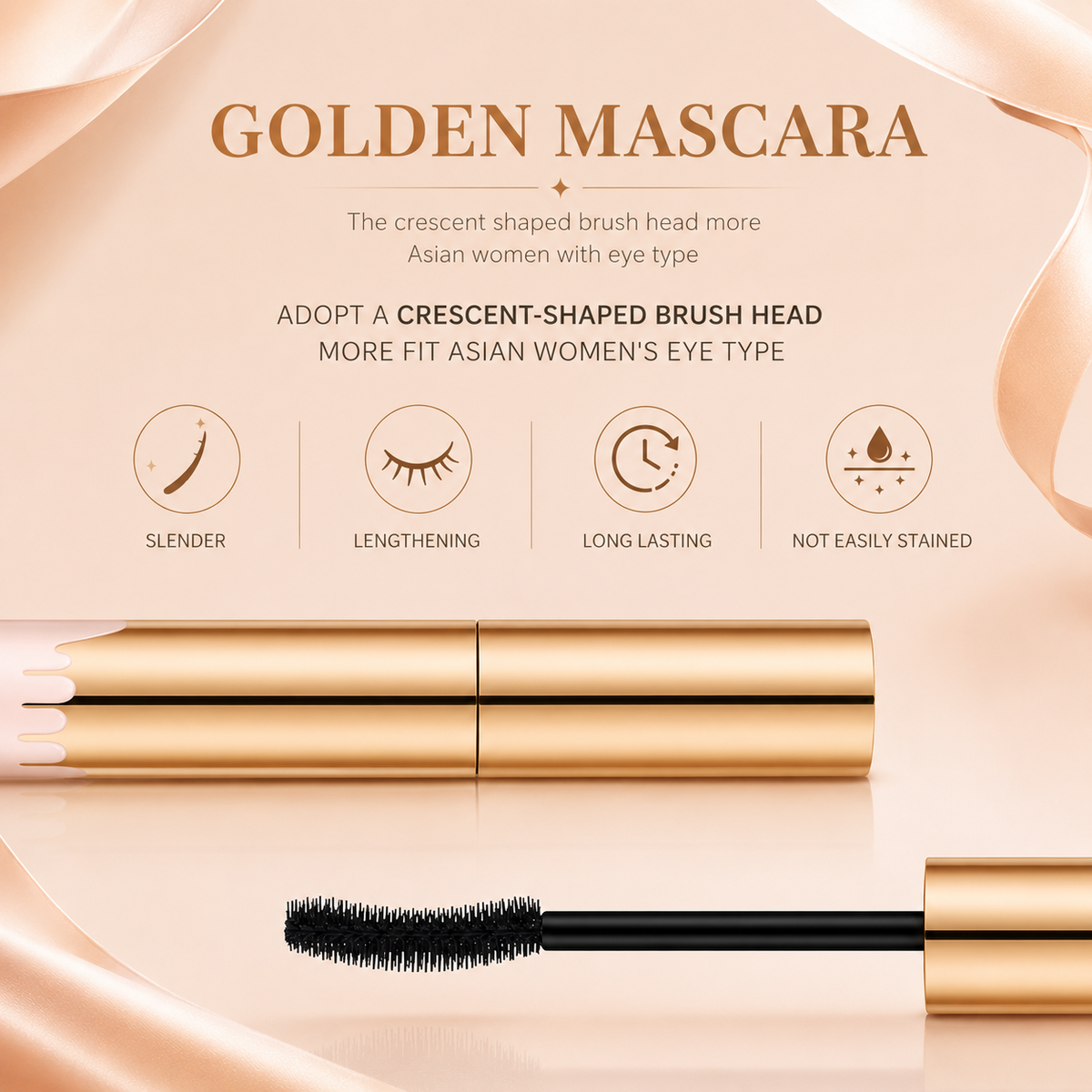 LUXLASH Extension Volume Non-Smudge Waterproof 3D Mascara High Quality
