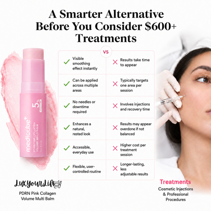 LUXLIFT PINK – PDRN Collagen Clinical Volume Balm Stick | Instant Plump & Glow