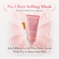 YUR Korean Beauty - 'GLASS SKIN' Overnight Collagen Wrapping Peel-Off Mask w/Brush
