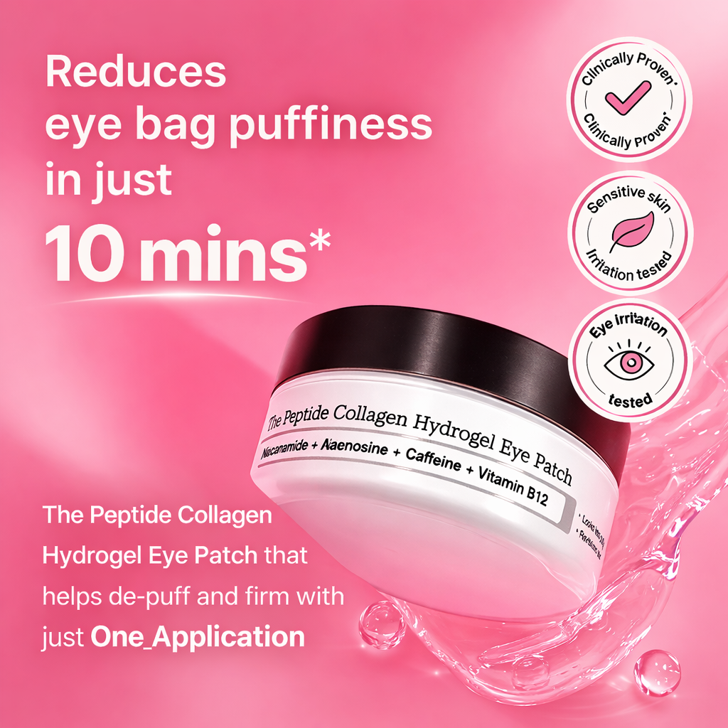 LUXSKIN Pink Collagen Under-Eye Revival Patches 60pcs