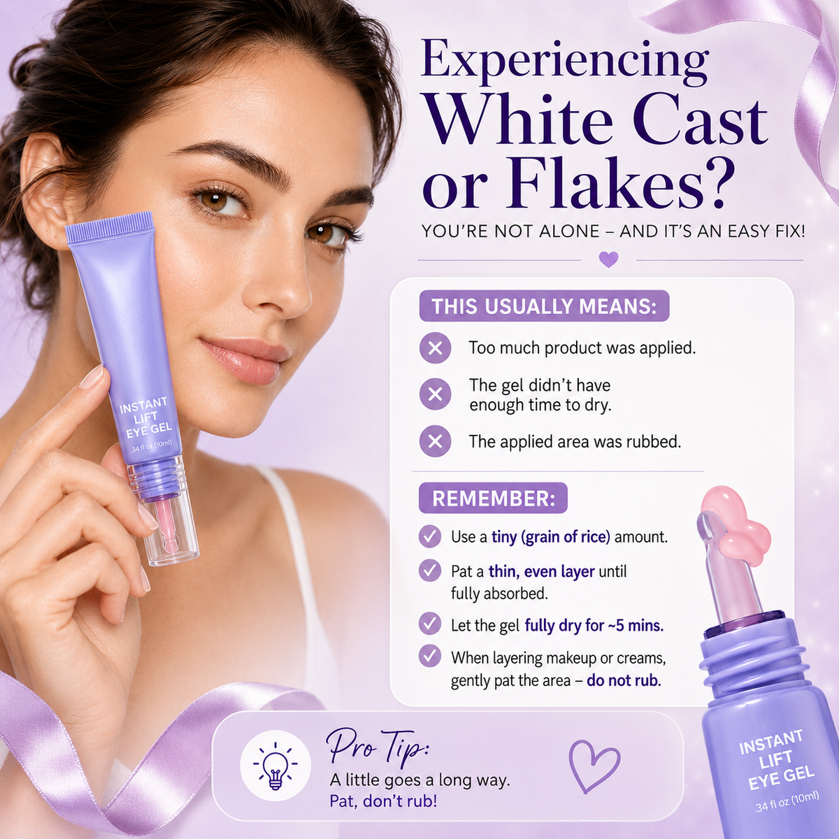 Instant Eye Tightener Gel | Reduce Eye Bags, Fine Lines & Wrinkles