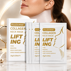 LUXFIRM Collagen Neck Firming & Lifting Mask for Lines & Wrinkles