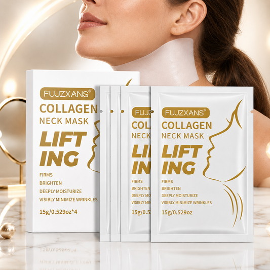 LUXFIRM Collagen Neck Firming & Lifting Mask for Lines & Wrinkles