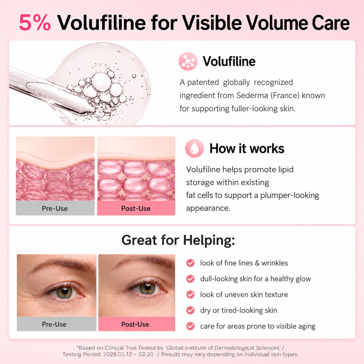 LUXLIFT PINK – PDRN Collagen Clinical Volume Balm Stick | Instant Plump & Glow