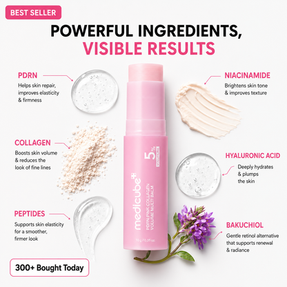 LUXLIFT PINK – PDRN Collagen Clinical Volume Balm Stick | Instant Plump & Glow