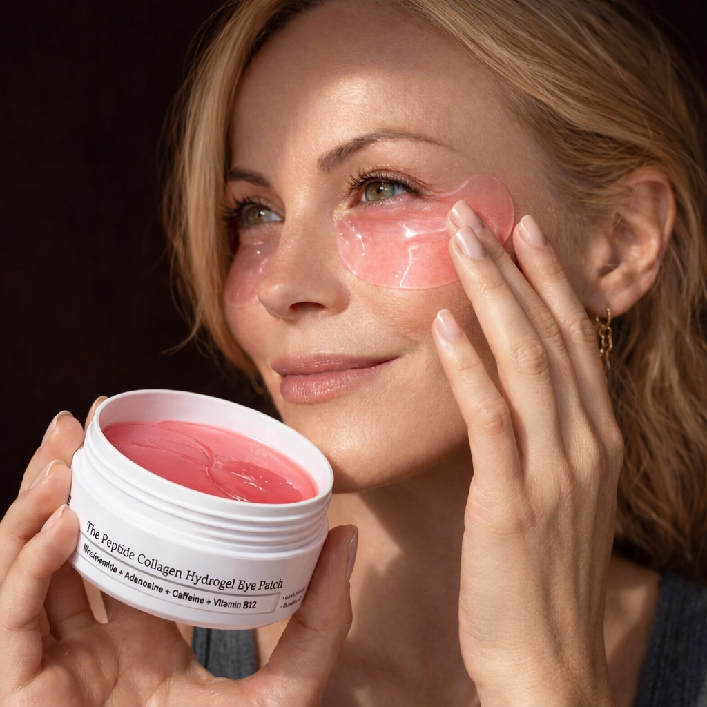 LUXSKIN Pink Collagen Under-Eye Revival Patches 60pcs