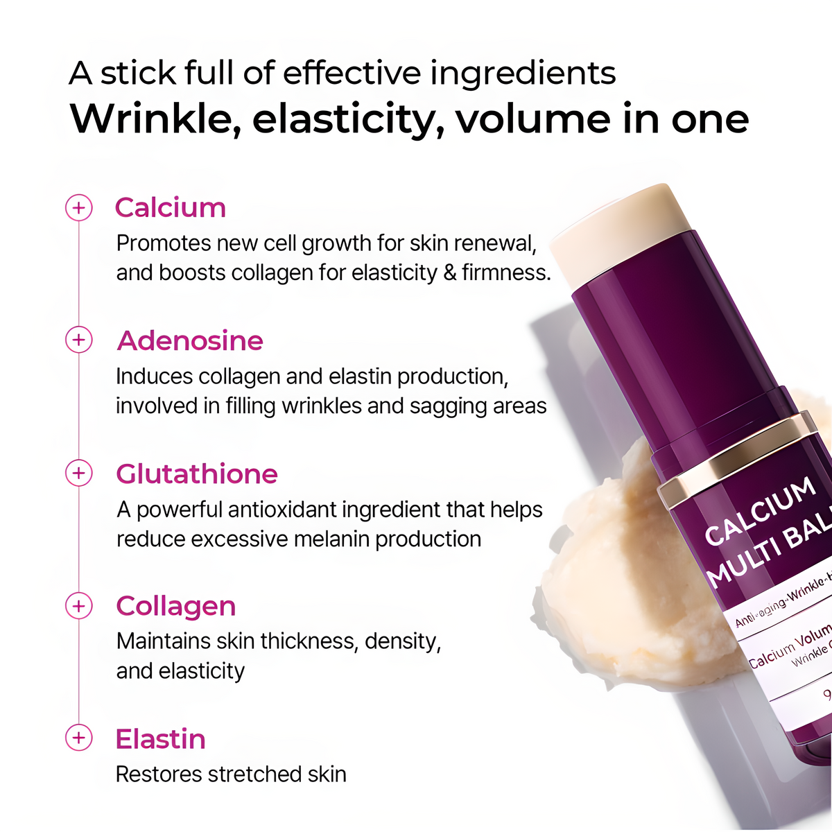 LUXLIFT™ - 'Filler In a Stick' Calcium Anti-Wrinkle Multi Balm 9G