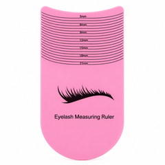 5/10PCS Eyelash Length Measuring Ruler Portable Eyebrow Soft Plastic Ruler Makeup Tool Eyelash Extension Growth Accessory