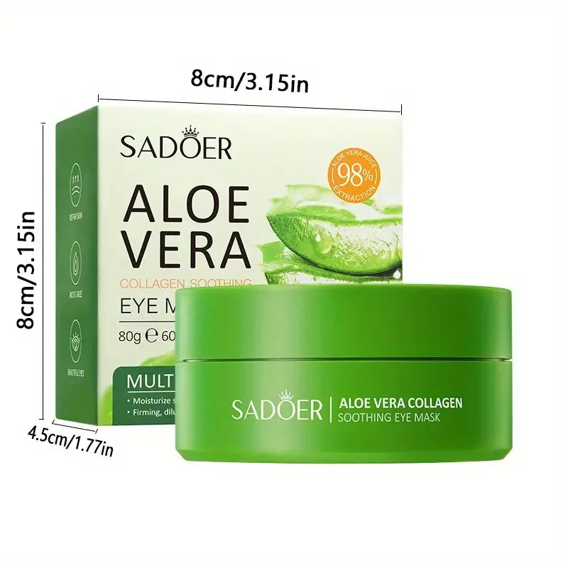 60pcs Aloe Collagen Undereye Patches