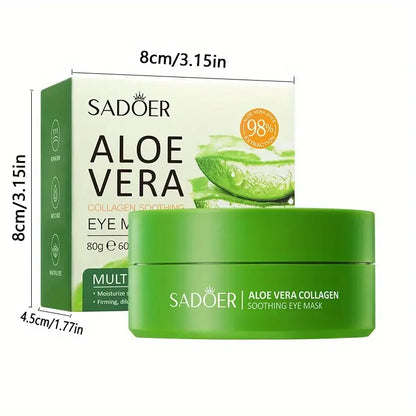 60pcs Aloe Collagen Undereye Patches