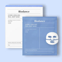Bio-Collagen Refreshing Deep Face Mask. Moisturizing Night Hydrogel Mask, Minimizes Pores, Improves Elasticity