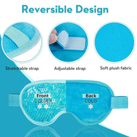 Eye Mask Cooling Eye Mask Hot & Cold Compress Gel Beads for Puffy Eyes Dark Circles Reduction