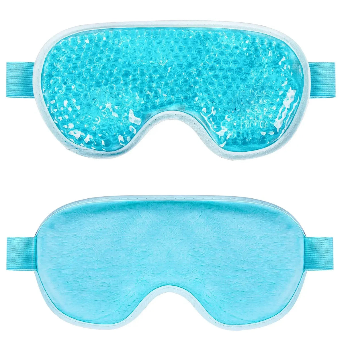 Eye Mask Cooling Eye Mask Hot & Cold Compress Gel Beads for Puffy Eyes Dark Circles Reduction