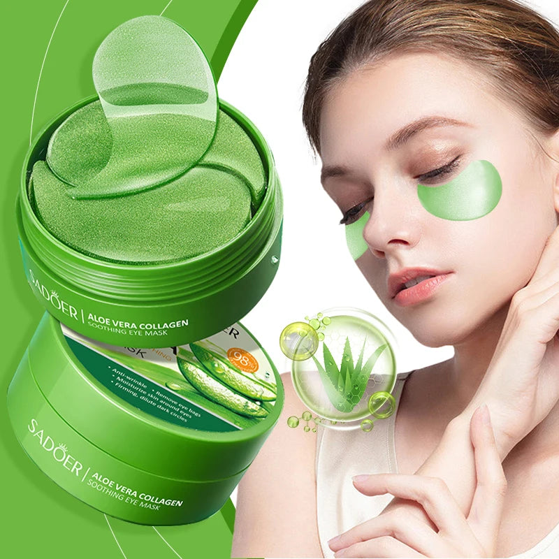 60pcs Aloe Collagen Undereye Patches