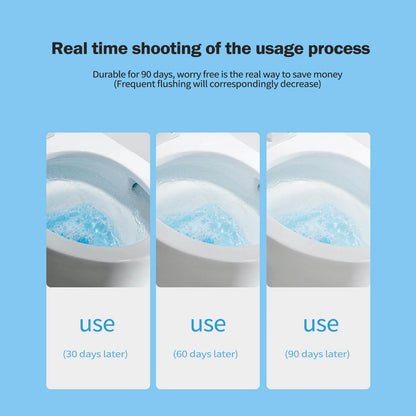 Automatic Bathroom Toilet Tank Cleaner with Ocean Scent Cute Dinosaur-Shaped Toilet Bowl Cleaner Bottle Bathroom Cleaning Supply