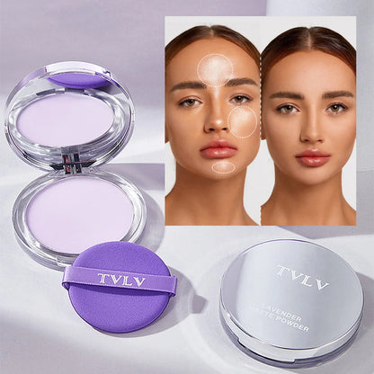 Waterproof Violet Setting Powder for Oily Skin