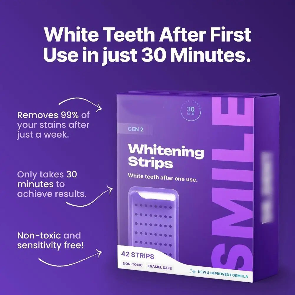 LUXWHITE™ Advanced Purple Sensitive Whitening Strips