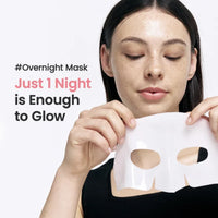 Bio-Collagen Refreshing Deep Face Mask. Moisturizing Night Hydrogel Mask, Minimizes Pores, Improves Elasticity