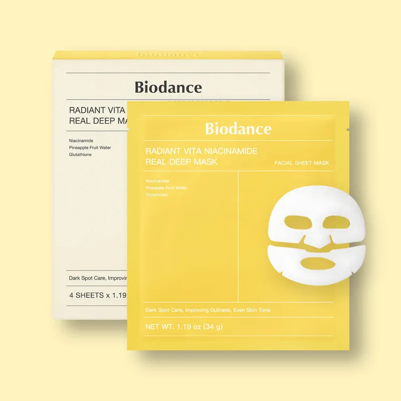 Bio-Collagen Refreshing Deep Face Mask. Moisturizing Night Hydrogel Mask, Minimizes Pores, Improves Elasticity
