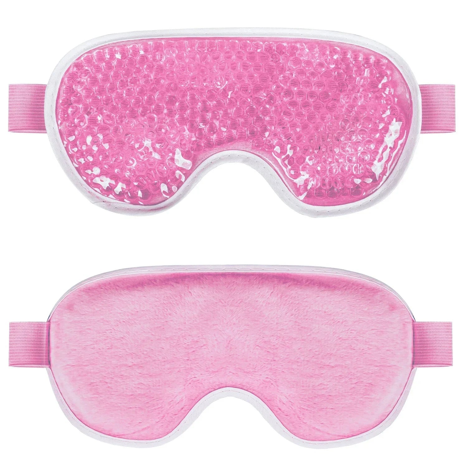 Eye Mask Cooling Eye Mask Hot & Cold Compress Gel Beads for Puffy Eyes Dark Circles Reduction
