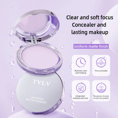 Waterproof Violet Setting Powder for Oily Skin